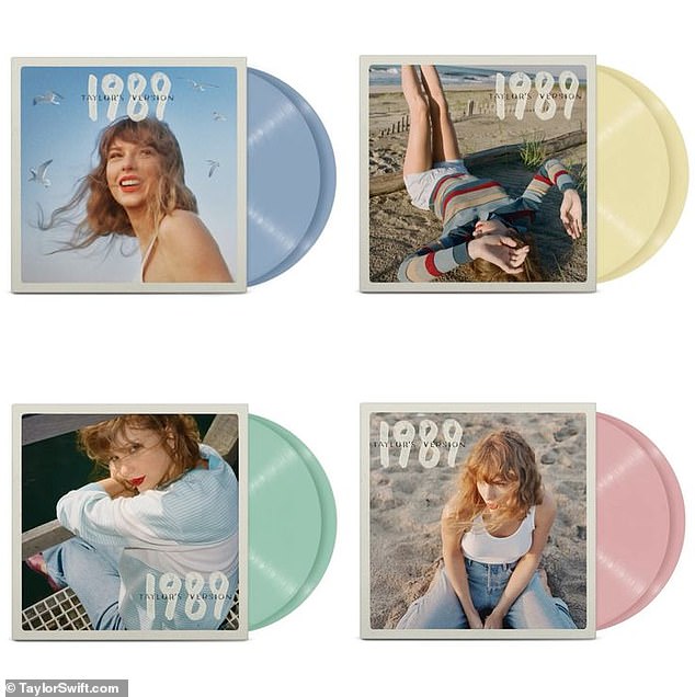 Swifts Album von 1989 hat mehrere Varianten