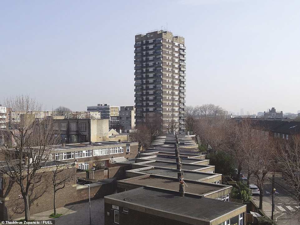 PAULINE HOUSE AND SPRING WALK, CHICKSAND ESTATE, WHITECHAPEL: The above estate was designed by Georgie Finch and built in 1963. Historian John Boughton says in the introduction: 'Every form of council housing has been lauded by those who matter most - the people who lived in them – and many estates subsequently labelled as "failed" were successful in their earlier years'