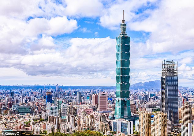 Taipei 101 ist das höchste Gebäude in Taiwan und früher das höchste Gebäude der Welt (heute das elfthöchste)