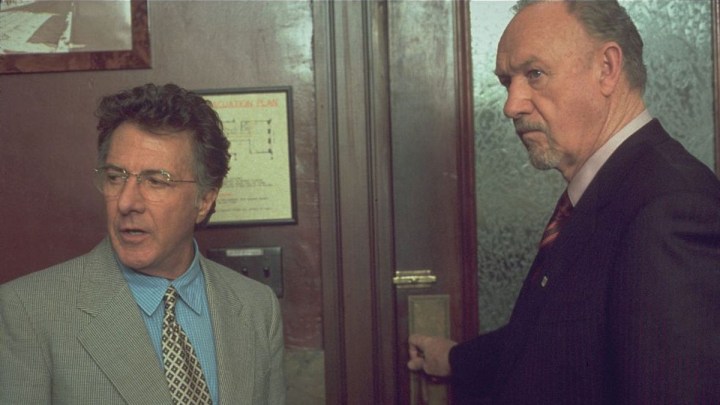 Dustin Hoffman und Gene Hackman in „Runaway Jury“.