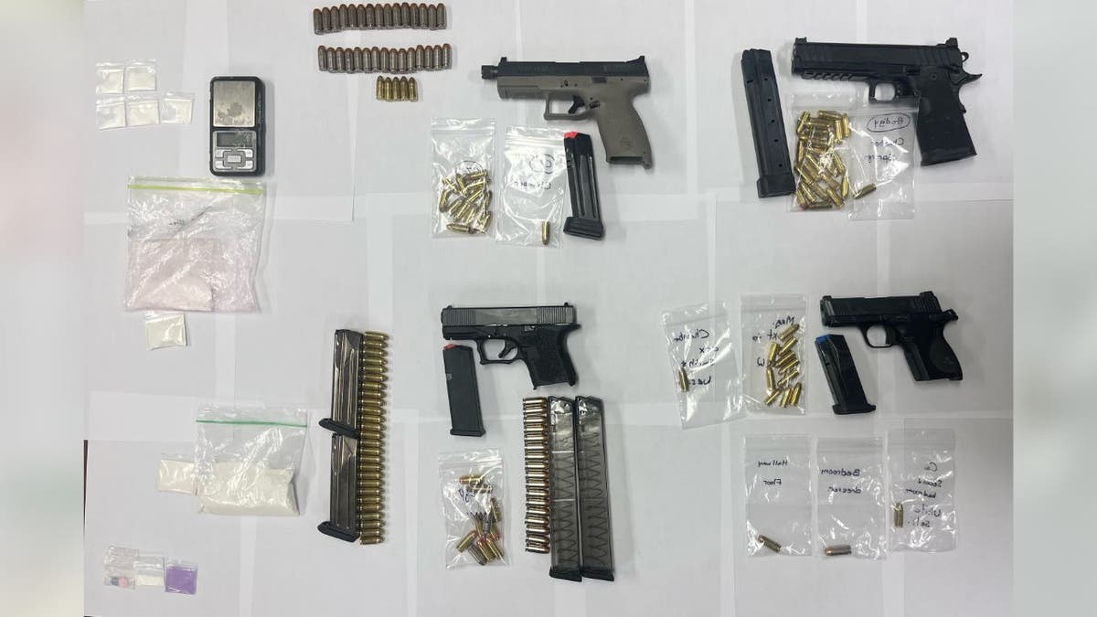 Waffen, Drogen und Munition im Haus von Hausbesetzern gefunden