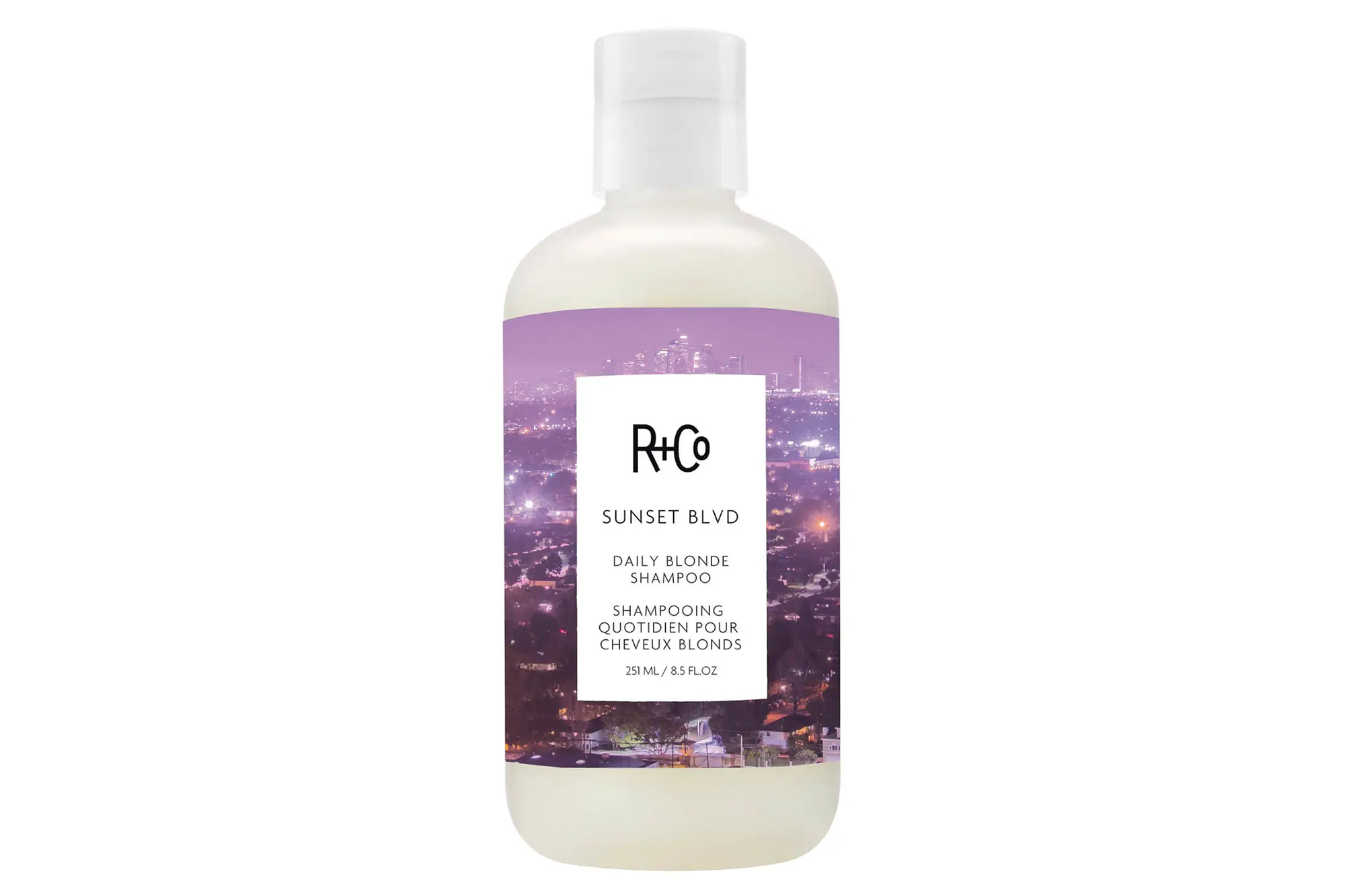 R+Co Suset Blvd purple shampoo