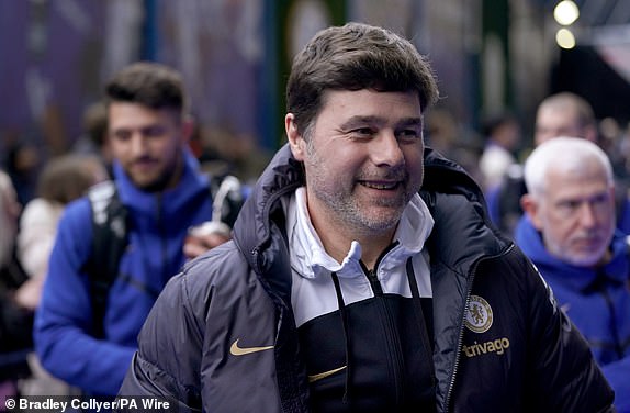 Chelsea manager Mauricio Pochettino arriving before the Premier League match at Stamford Bridge, London. Picture date: Thursday April 4, 2024. PA Photo. See PA story SOCCER Chelsea. Photo credit should read: Bradley Collyer/PA Wire.RESTRICTIONS: EDITORIAL USE ONLY No use with unauthorised audio, video, data, fixture lists, club/league logos or "live" services. Online in-match use limited to 120 images, no video emulation. No use in betting, games or single club/league/player publications.