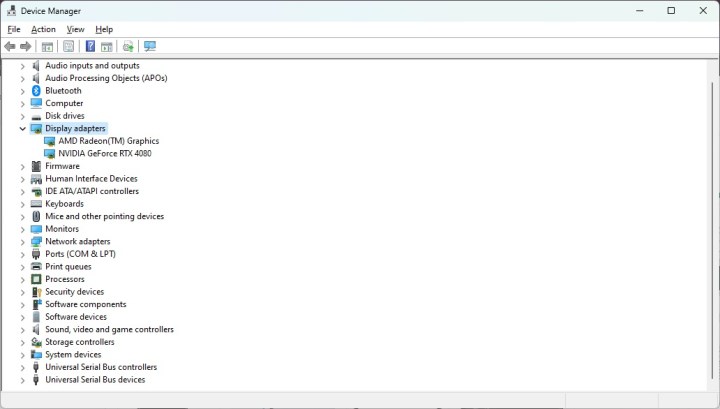 Ein Screenshot aus dem Geräte-Manager in Windows 11.