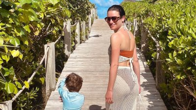 Lea Michele genießt einen süßen Familienurlaub mit ihrem Sohn