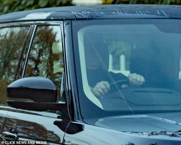 Prince Andrew was seen again leaving his home in Windsor at 7.45am on November 20