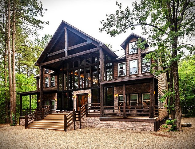 The Grand Adventure lodge in Broken Bow, Oklahoma, is priced at $4,090 for a two night stay over the eclipse weekend and it is sheltered from light pollution