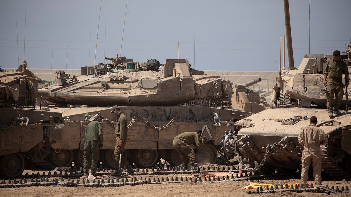 Panzer im Süden Israels