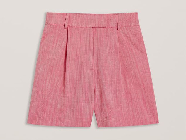 Tragen Sie keine Shorts – egal wie maßgeschneidert sie sind.  Rosa Shorts: £125, tedbaker.com