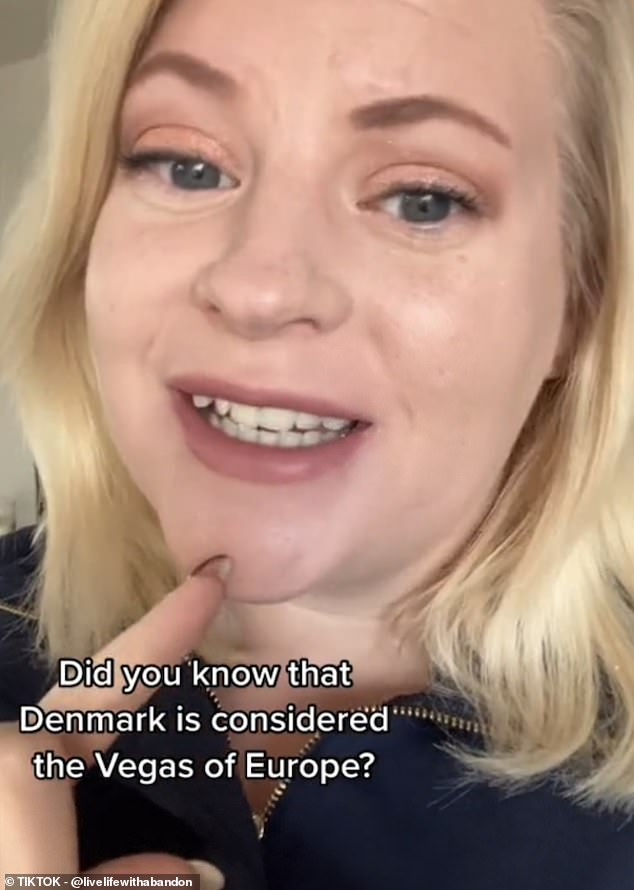 Die TikTok-Erfinderin LoriAnne, auf der Plattform als @livelifewithabandon bekannt, ist eine der Social-Media-Nutzerinnen, die in Dänemark geheiratet haben