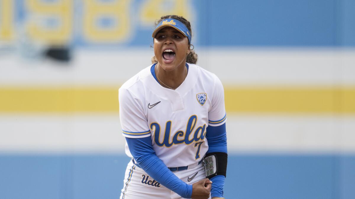 UCLA-Shortstop Maya Brady.