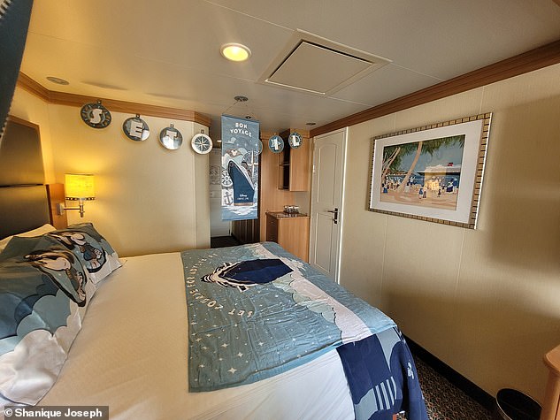 Pictured above is Shanique's Oceanview Verandah Stateroom