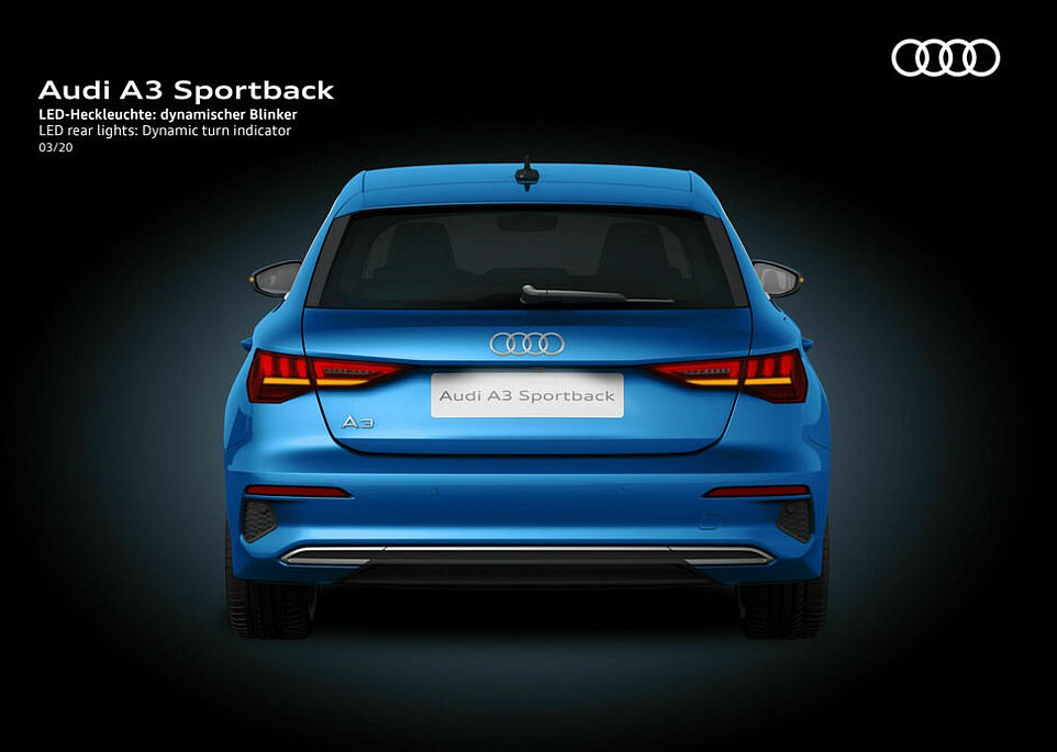 Audi ist eine der wenigen Marken, die bei neuen Modellen wie diesem A3 damit begonnen hat, „dynamische Blinker“ einzusetzen.  Die Blinker bewegen das Licht in einer schwungvollen Bewegung, die die Richtung nachahmt, in die Sie abbiegen