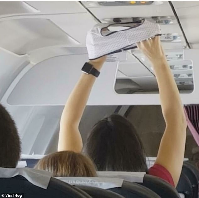 Schmutzige Wäsche lüften!  Eine Person nutzte die Klimaanlage des Flugzeugs, um ihre Unterwäsche zu trocknen