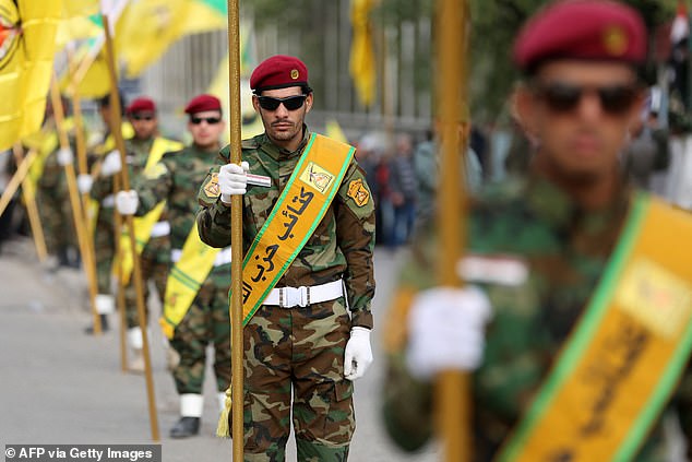 Members of Iraq's Kata'ib Hezbollah paramilitary group