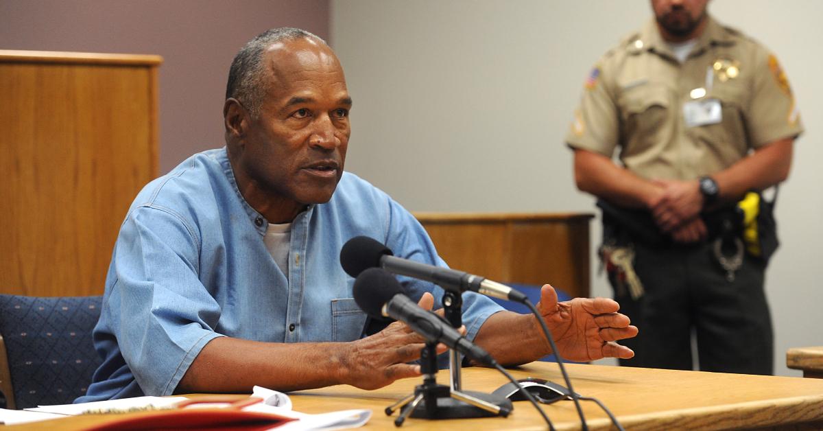 OJ Simpson nimmt am 20. Juli 2017 an seiner Anhörung zur Bewährung im Lovelock Correctional Center in Lovelock, Nevada, teil.