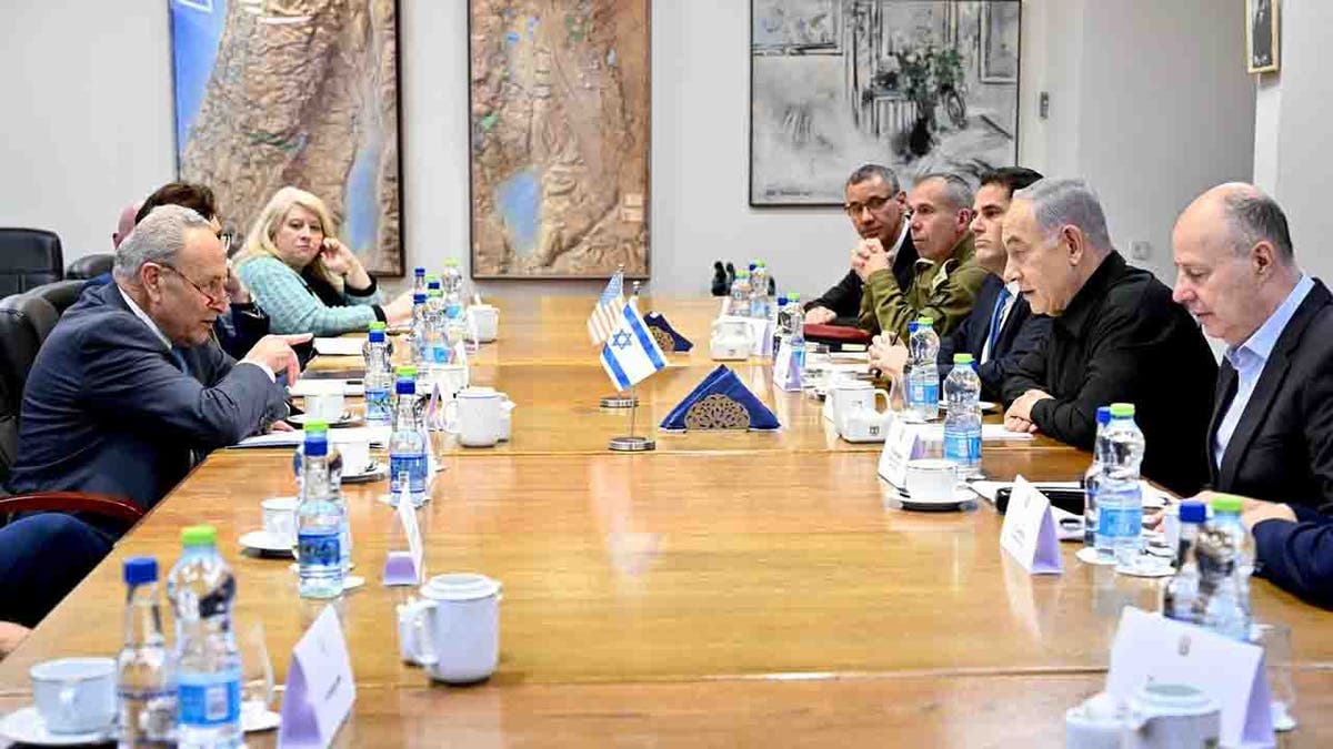 Treffen der US-Delegation mit Netanyahu