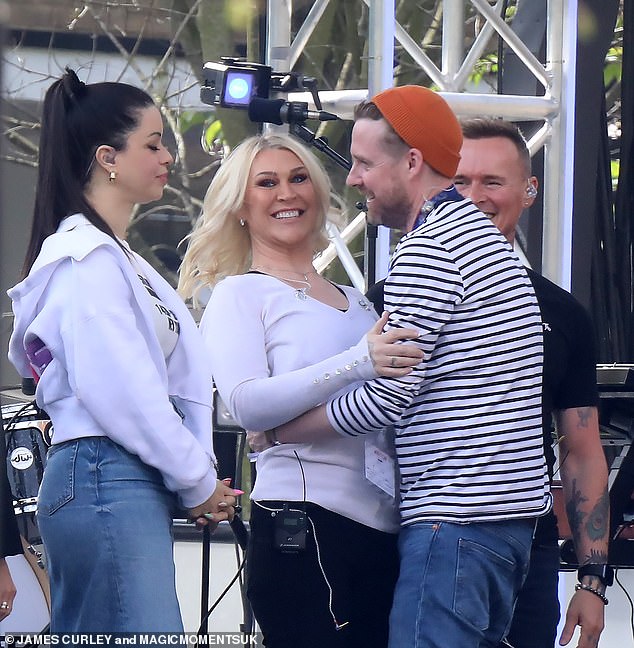 And the rehearsals for the big finale were in full swing on Saturday as they and S Club 7, Kaiser Chiefs, and Tony Hadley all took to the stage for one last final soundcheck ahead of the evening show