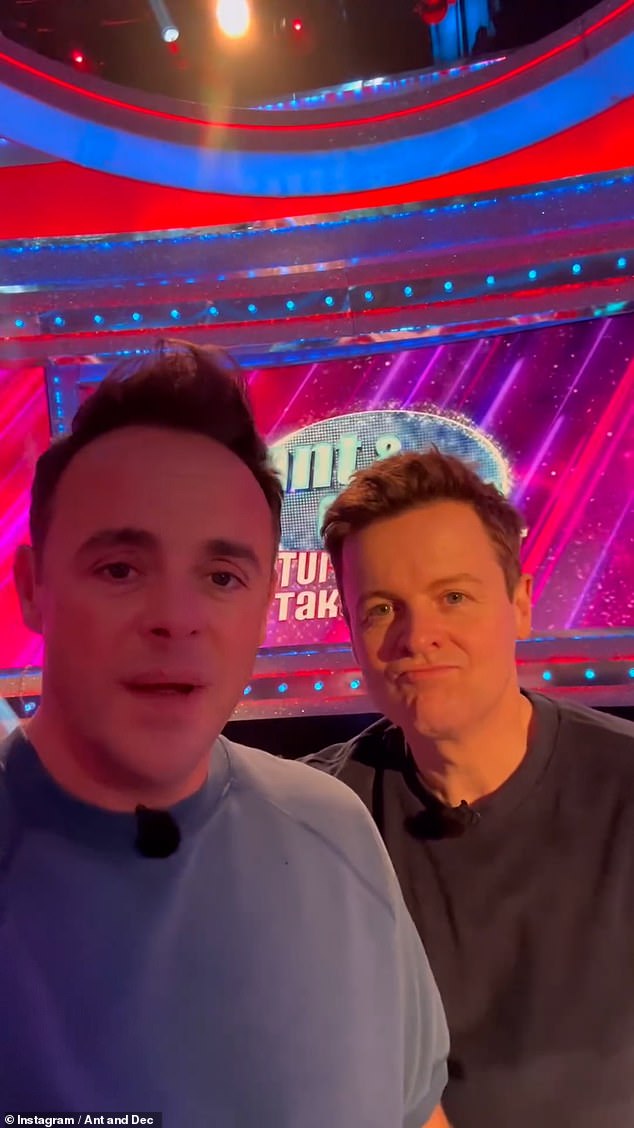 The day of rehearsals comes after Ant and Dec previously fought back tears as they admitted they were struggling ahead of the final