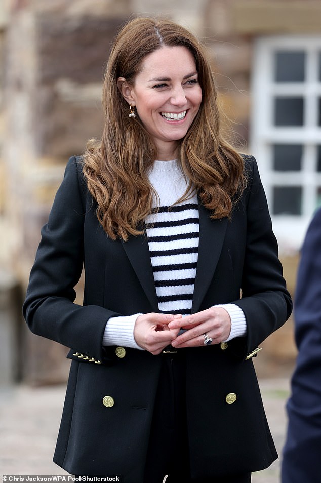 Kate (im Bild 2021) wurde 2013 Patin des ersten Schiffs der Royal-Klasse von Princess Cruises, der Royal Princess
