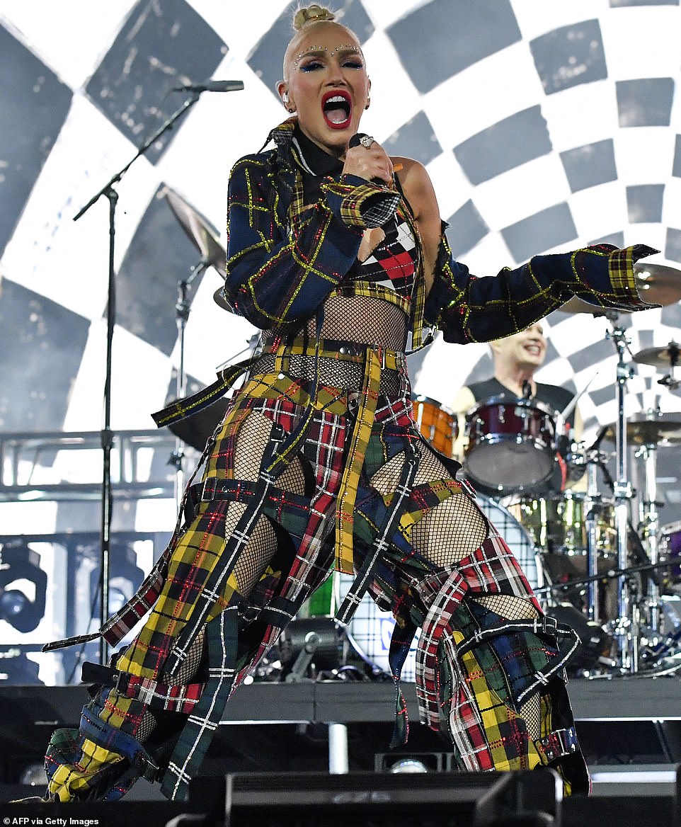 One of the most hotly anticipated performances was by No Doubt, whose lead singer Gwen has returned to the stage with them 23 years after she left the band to set off on a solo career