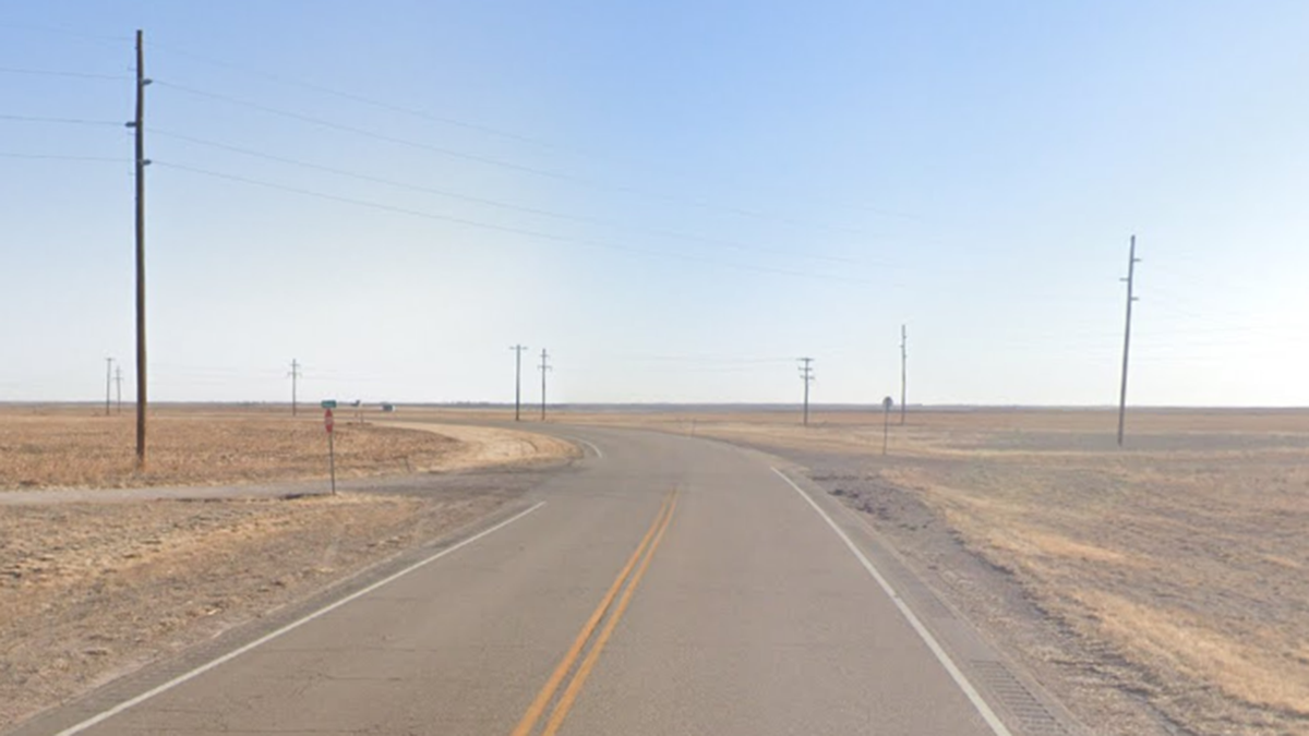 Abgelegene Straße in Oklahoma