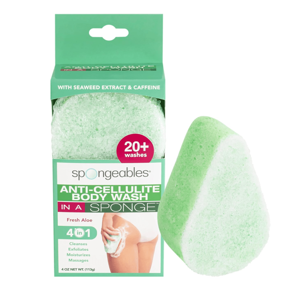 Spongeables Anti-Cellulite-Körperwaschmittel in einem 20+ Waschschwamm