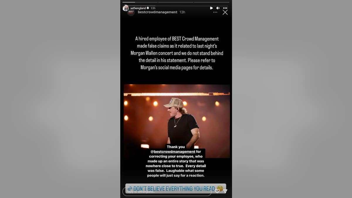 Seth England, CEO von Big Loud, reagiert auf Internet-Gerüchte auf Instagram