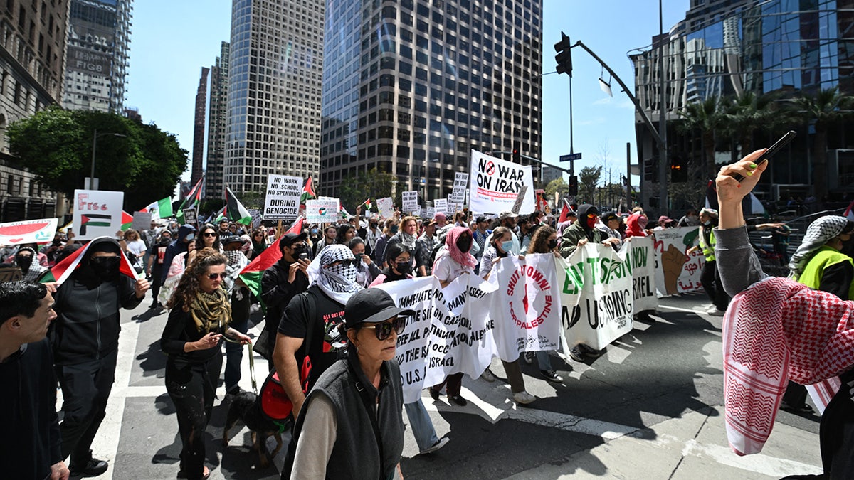 Anti-Israel-Protest in Los Angeles