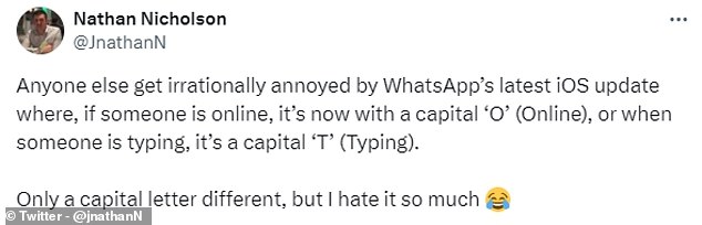 Leider scheint die Änderung von Dauer zu sein, da in den WhatsApp-Einstellungen keine Option verfügbar ist, um zur vorherigen Kleinbuchstabenversion zurückzukehren