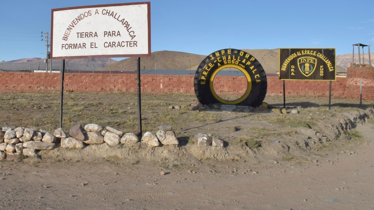Der Eingang des Hochsicherheitsgefängnisses Challapalca