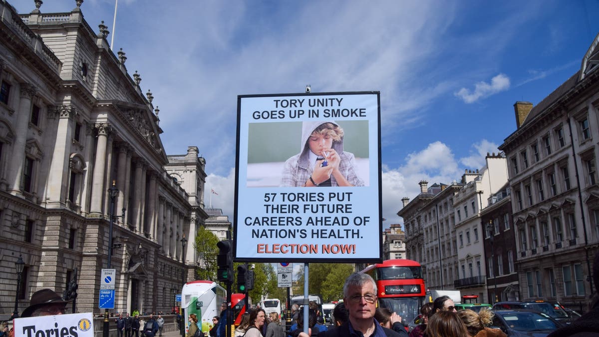 Raucherprotest in Großbritannien