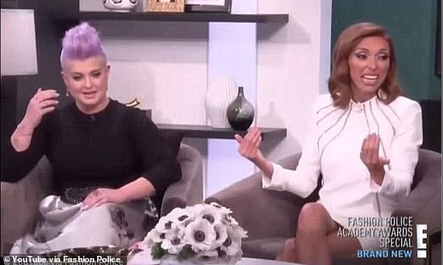 Quit: In the immediate aftermath of Rancic's comments, Fashion Police co-host Kelly Osbourne (pictured left) sensationally quit the E! show