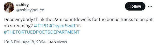 Fans took online trying to figure out the meaning of the countdown