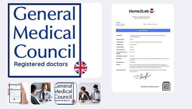 Die Mediziner seien alle beim General Medical Council registriert, der für die Regulierung von Ärzten zuständigen Stelle