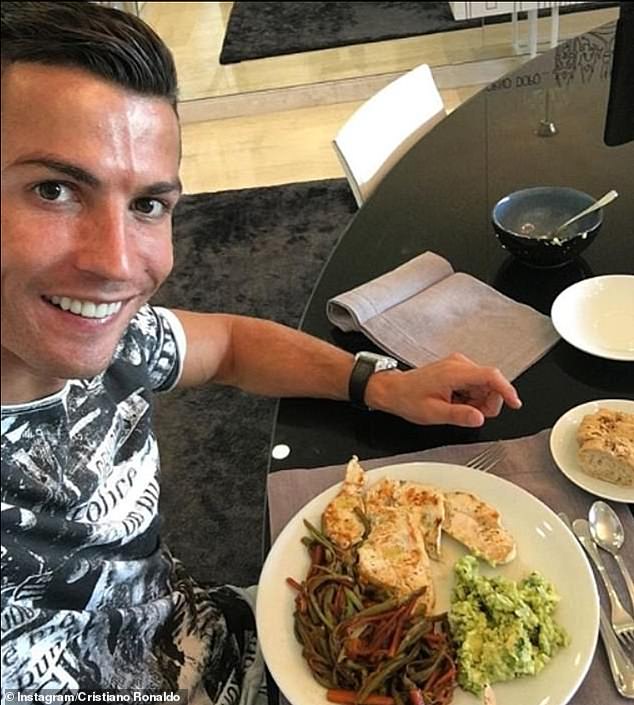 Cristiano Ronaldo finds the time to eat six small meals throughout the day