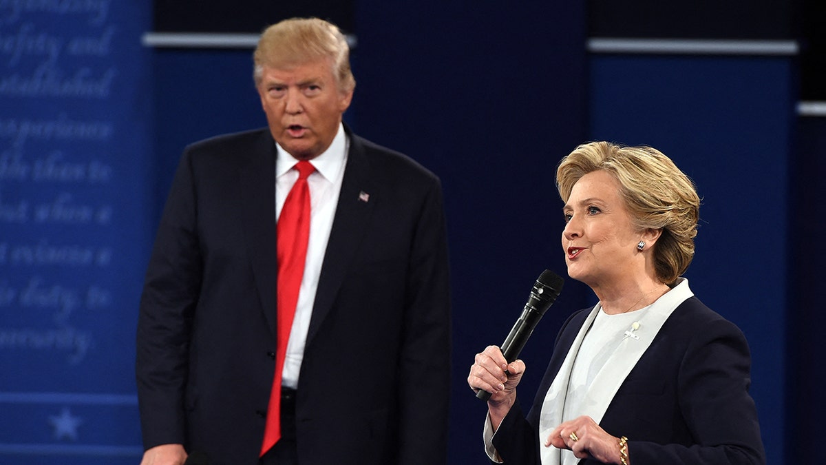 Präsidentschaftsdebatte zwischen Donald Trump und Hillary Clinton