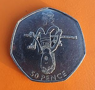 Blue Peter: Im Jahr 2009 wurden 19.722 Leichtathletik-50-Pence-Münzen geprägt