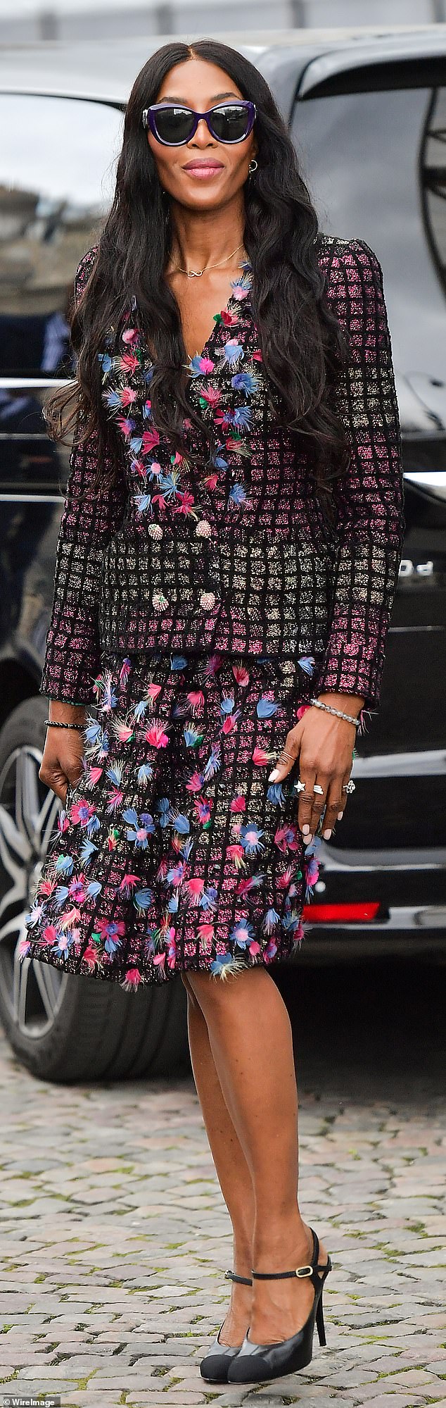 Naomi Campbell besucht die Chanel Womenswear Herbst/Winter 2024–2025-Show im Rahmen der Paris Fashion Week am 5. März 2024 in Paris
