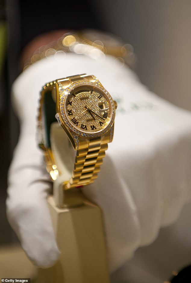 Im Jahr 2022 wurden in London mehr als 6.000 Luxusuhren gestohlen – wobei seltene Rolex-Uhren wie dieses mit Diamanten besetzte Exemplar die Hauptziele waren