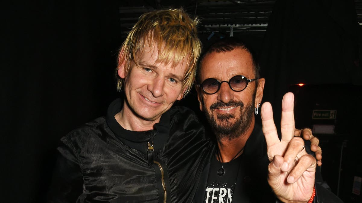 Ringo Starr und Sohn Zak Starkey