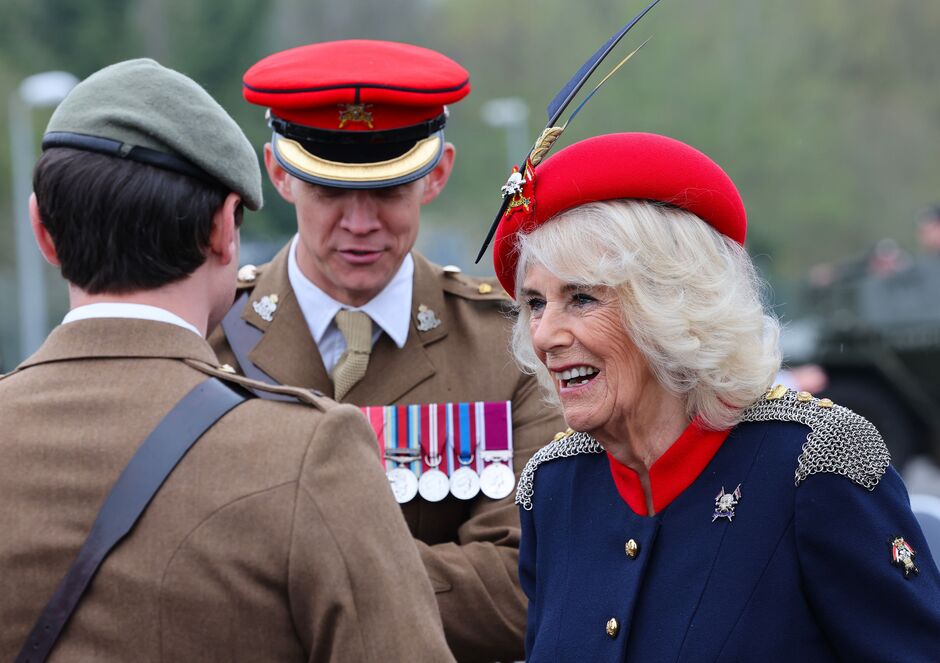 Königin Camilla heute in North Yorkshire abgebildet