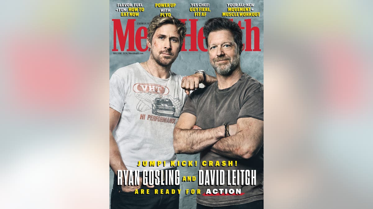 Ryan Gosling und David Leitch auf dem Cover von Men's Health