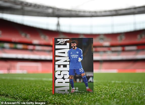 LONDON, ENGLAND - APRIL 23: Arsenal matchday programme before the Premier League match between Arsenal FC and Chelsea FC at Emirates Stadium on April 23, 2024 in London, England. (Photo by Stuart MacFarlane/Arsenal FC via Getty Images)
