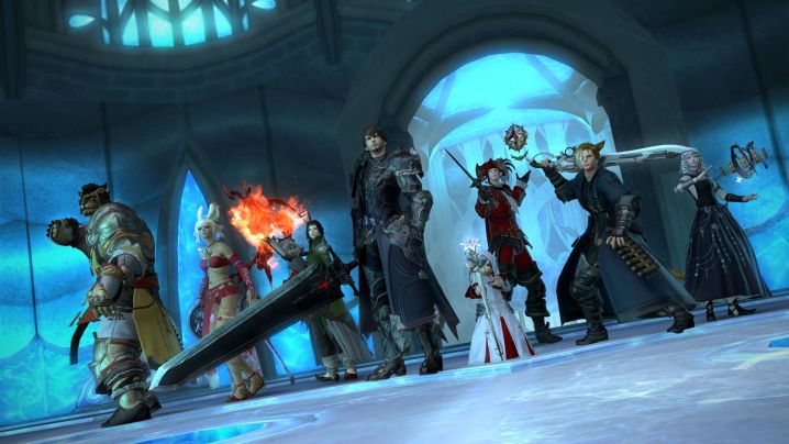 Ein Screenshot von Final Fantasy XIV, das auf Xbox läuft.