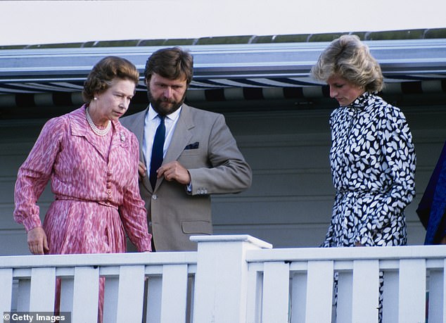 Königin Elizabeth erlebte 1985 bei einem Polospiel mit Prinzessin Diana eine unangenehme Begegnung