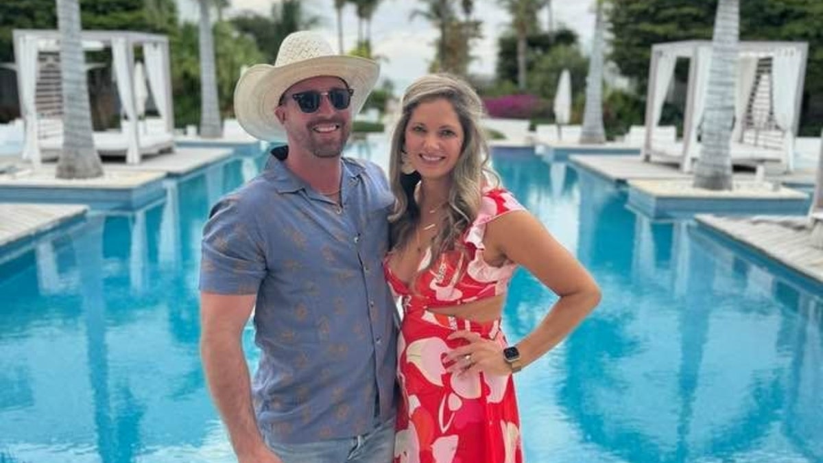 Ryan Watson und Valerie Watson im Urlaub auf den Turks- und Caicosinseln.