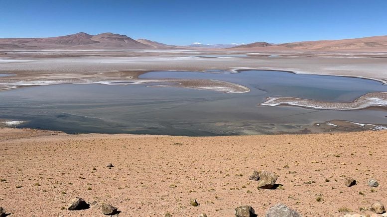Quisquiro-Salzebene in Südamerika