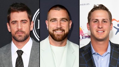 NFL-Stars, die ihre Liebe zu Taylor Swift geteilt haben: Travis Kelce, Aaron Rodgers und mehr