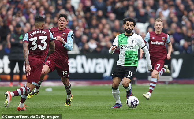 Salah hatte in letzter Zeit Probleme mit seiner Form und musste für das Spiel im Londoner Stadion ausfallen